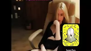 هاوية أمريكية شابة تصنع فيديو سناب شات إباحي قذر