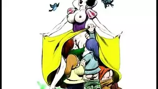 محاكاة ساخرة xxx: سنو وايت تمتلئ بسبعة أقزام مثارين