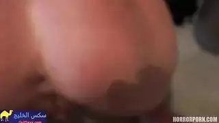 شرج مع مكياج مهرج مرعب مع قذف هائل